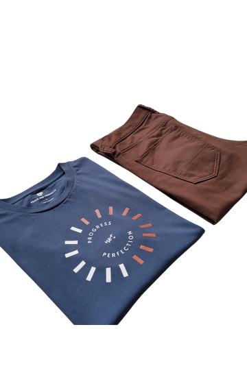 Progress 100% Combed Cotton Graphic T-shirt