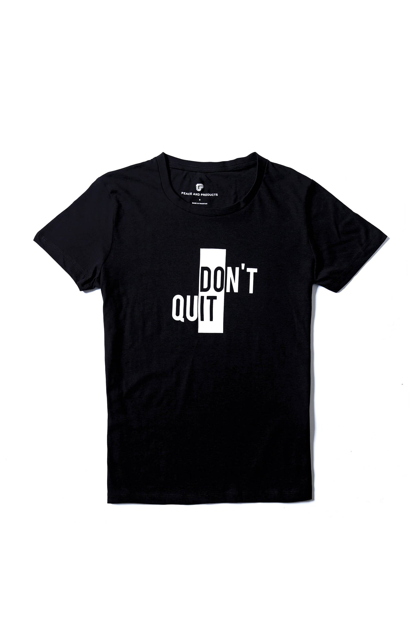 Don't Quit Combed Cotton Graphic T-shirt