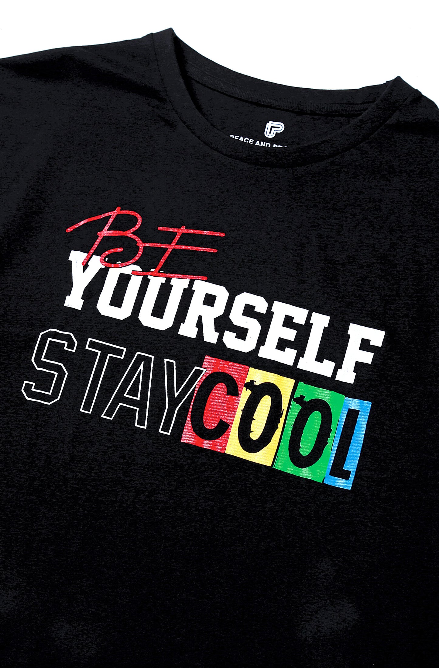 Be Yourself Combed Cotton Long Sleeve Graphic T-shirt