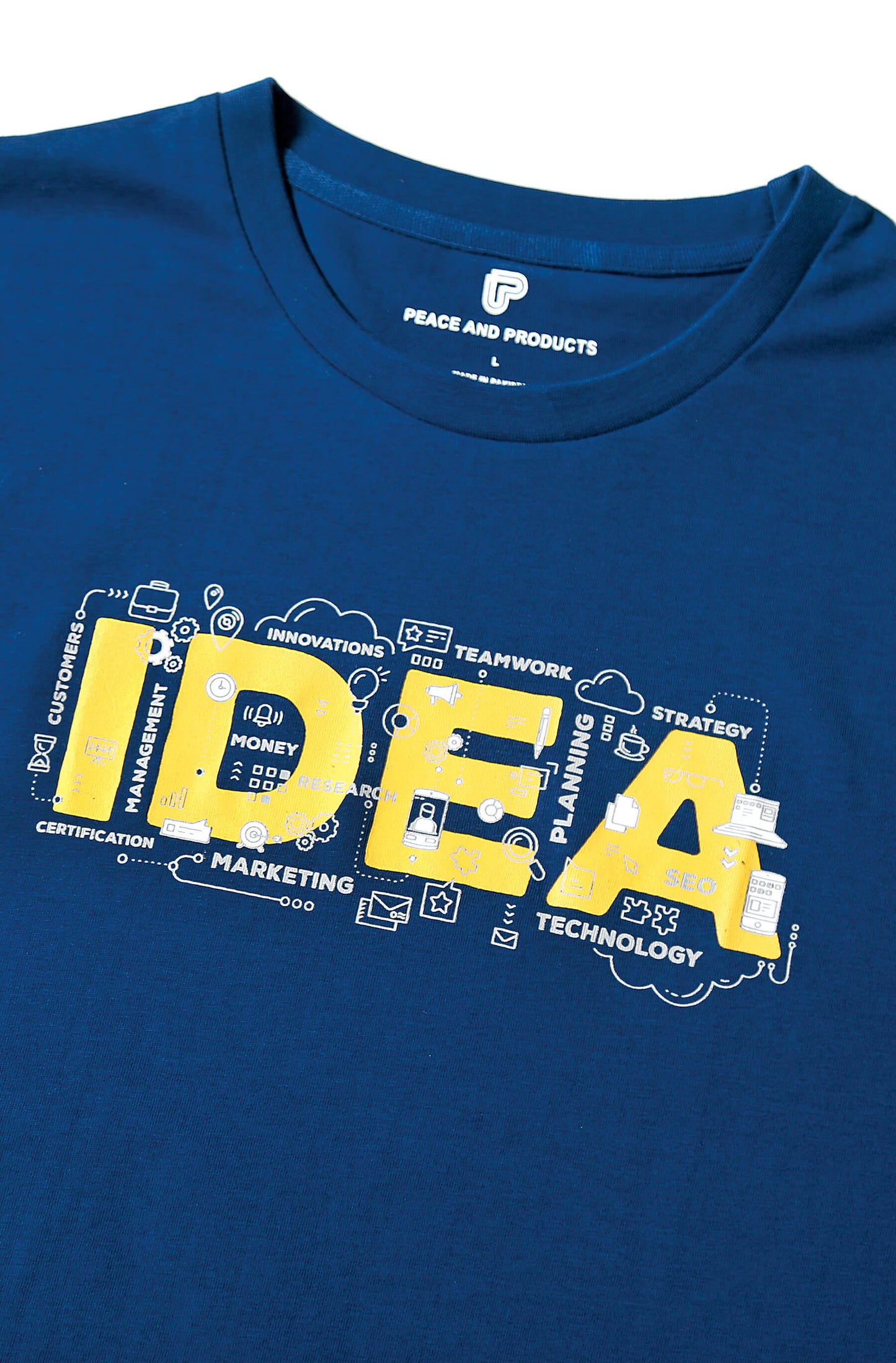 Idea 100% Combed Cotton Graphic T-shirt