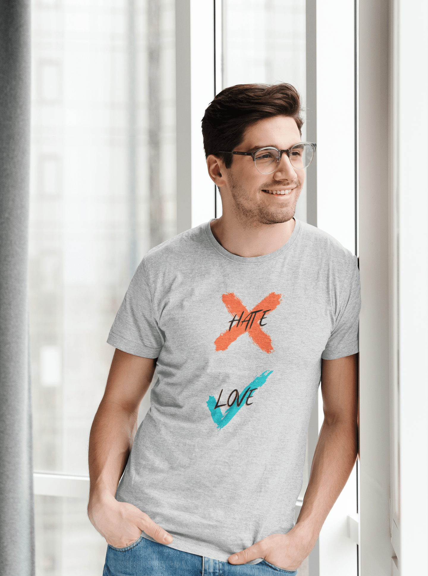 Love Hate Graphic T-shirt
