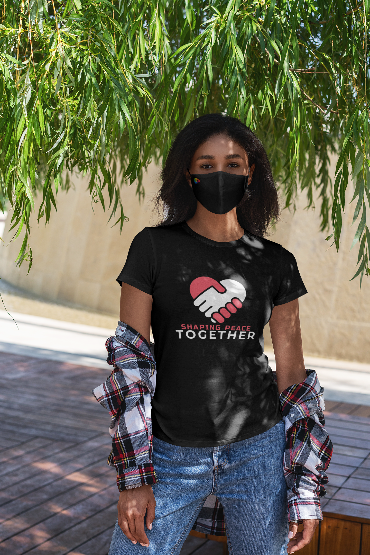 Women Peace Graphic T-Shirt-Peace & Products