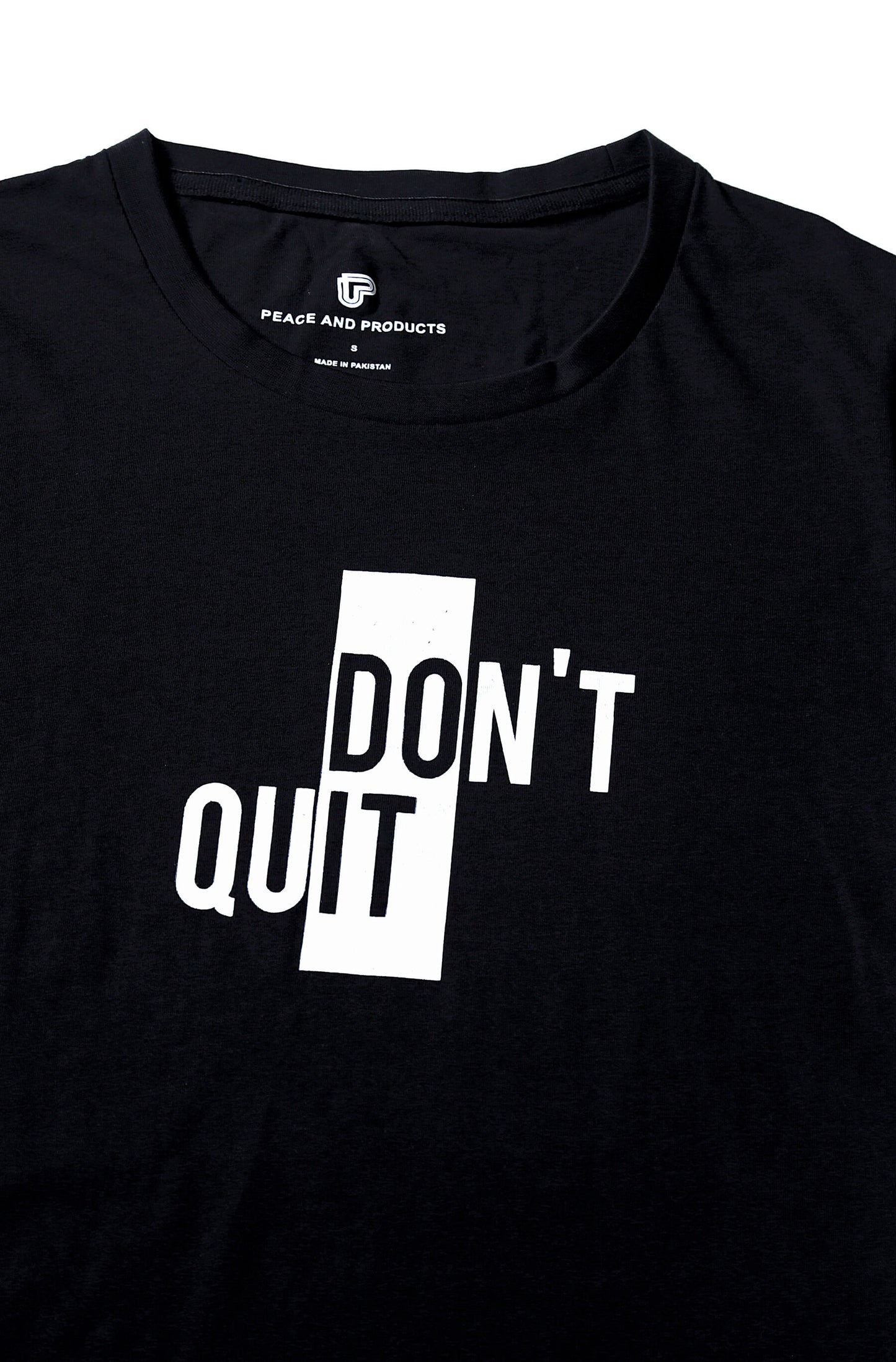 Don't Quit Combed Cotton Graphic T-shirt